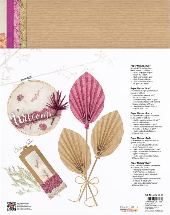 Immagine prodotto Ursus Carte naturali "Fucsia (80 g/m², 10x)