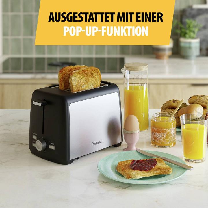 Actual product image Tristar Toaster Edelstahl