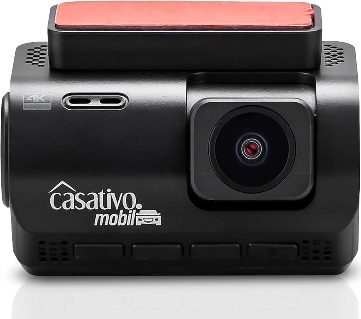 Casativo Mobil (Eingebautes Display, WLAN, Nachtsicht, GPS-Empfänger, Beschleunigungssensor, Eingebautes Mikrofon, 4K)