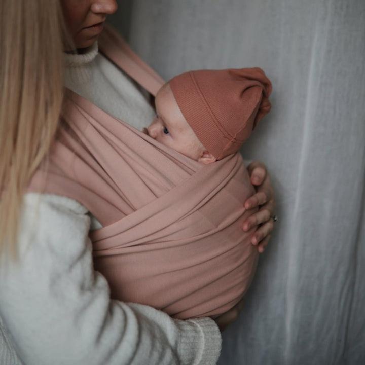 Image du produit Mushie Écharpe de portage pour bébé - Blush (5.40 m)