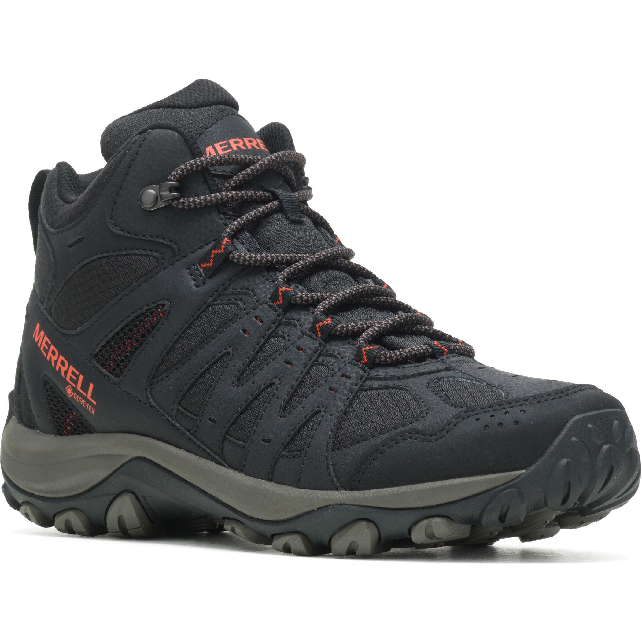 Merrell, Herren, Wanderschuhe, Accentor 3 Sport Mid GTX (48), Schwarz