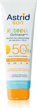 Immagine prodotto Astrid Latte della famiglia Sun (Latte solare, SPF 50, 250 ml, 150 g)