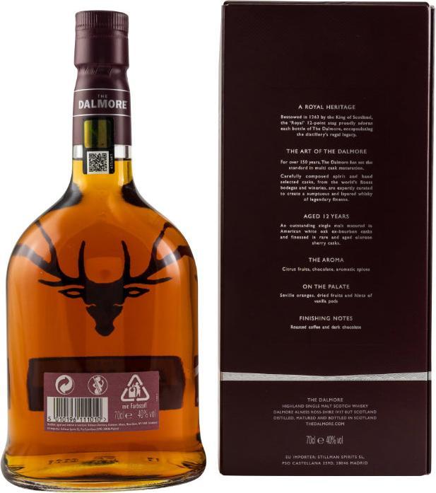 Produktbild Dalmore 12 Years (1 x 70 cl)