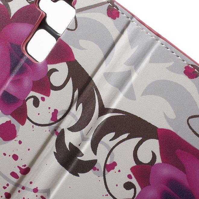 Produktbild MU Style Leder Case mit Blumen (Asus Zenfone 3 Max)