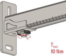 Actual product image Fischer FIS 538665 Saddle flange SF Clix 31 pre-assembled