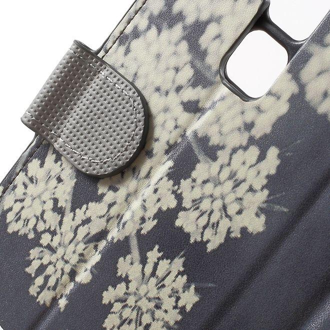 Produktbild MU Style Leder Case mit Blumen (Asus Zenfone 3 Max)