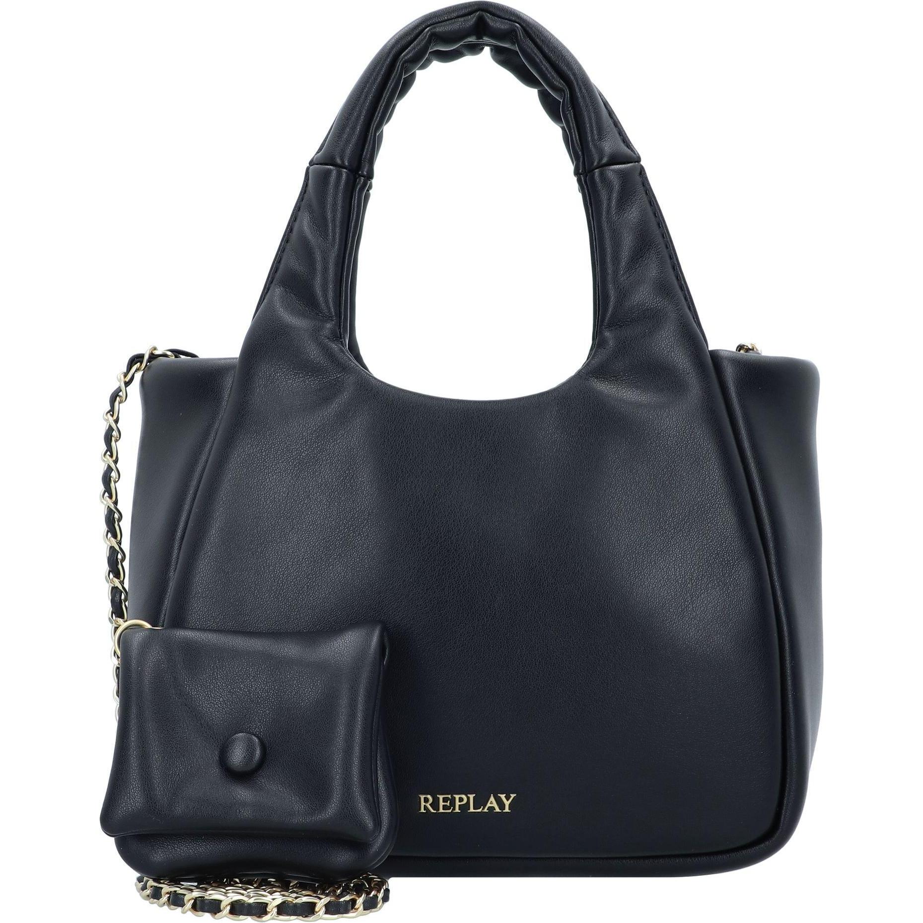 Replay, Handtasche, Handtasche 21.5 cm, Schwarz