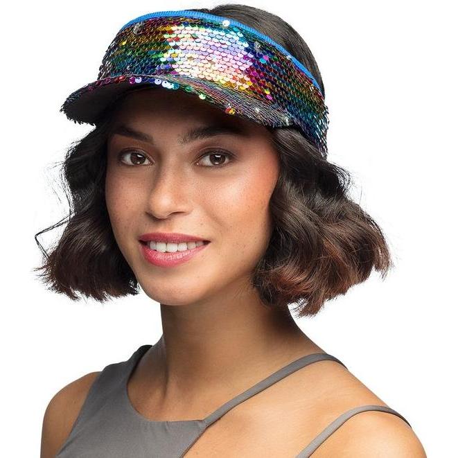 Boland Sonnenblende - Pailletten: Regenbogen