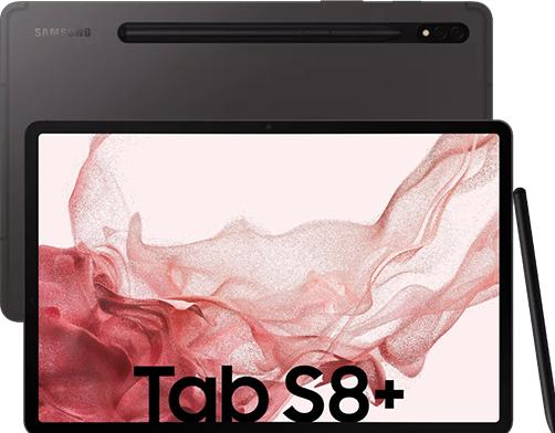 Produktbild Samsung Galaxy Tab S8+ (nur WLAN, 12.40", 128 GB, Graphite)