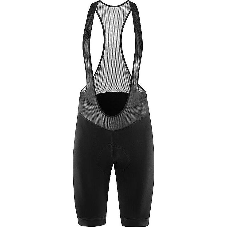 Löffler, Herren, Velohosen, Trägerhose Basic (56), Schwarz, 56