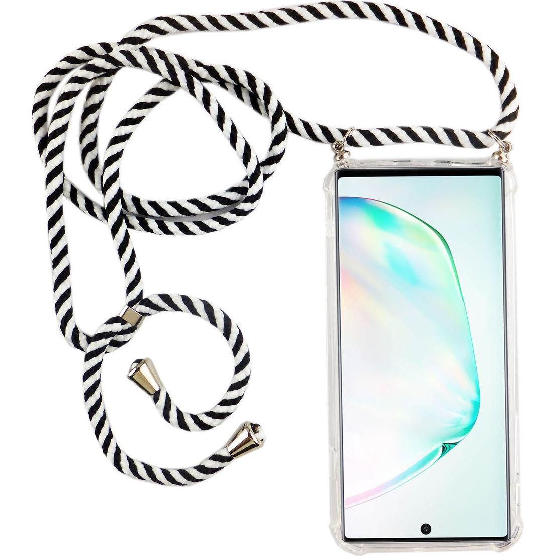 Thumbnail - König Design Handyhülle für Samsung Galaxy Note 10 Plus Schutzcase Bumper Etuis Transparent, Handykette, Transparent