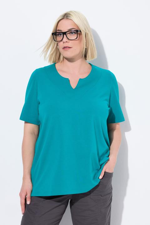 Produktbild Ulla Popken T-Shirt, A-Linie, Tunika-Ausschnitt, Halbarm (46, 48)