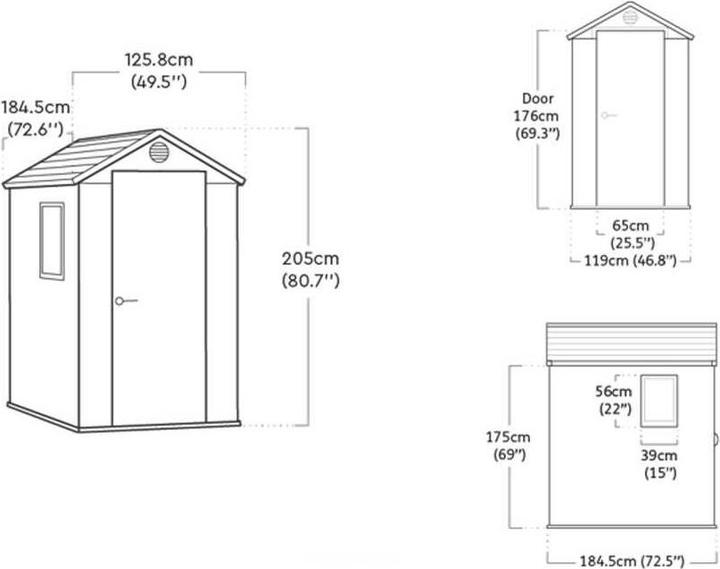 Productafbeelding Keter Darwin Cottage 4x6