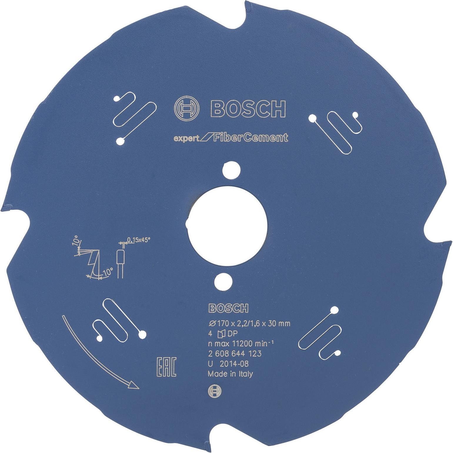 Thumbnail - Bosch Professional Zubehör, Sägeblatt, Kreissägeblatt Expert for Fibre Cement, 170 x 30 x 2,2 mm, 4