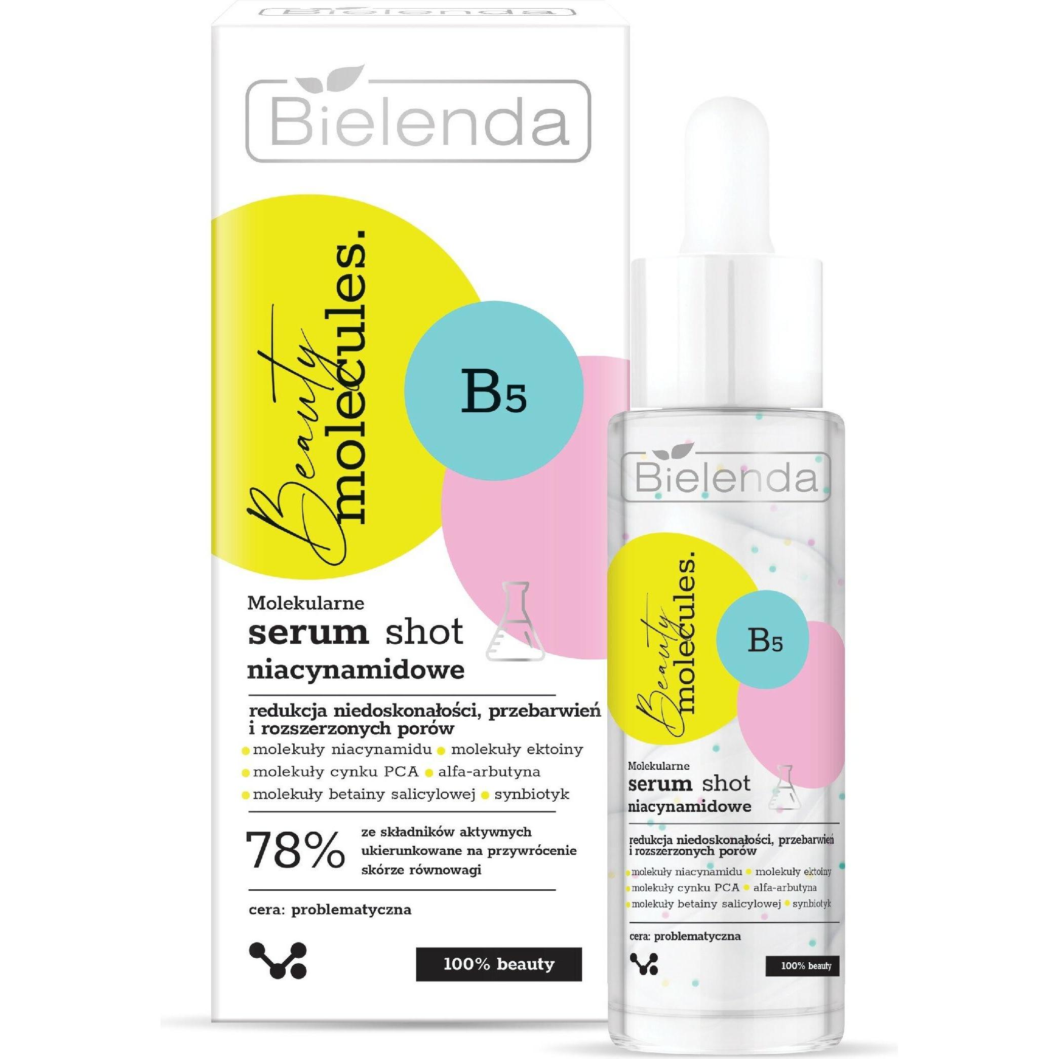 Bielenda, Gesichtsserum, Beauty Molecules.Molekularne Serum Shot niacynamidowe - do cery problematycznej 30ml (30 ml)