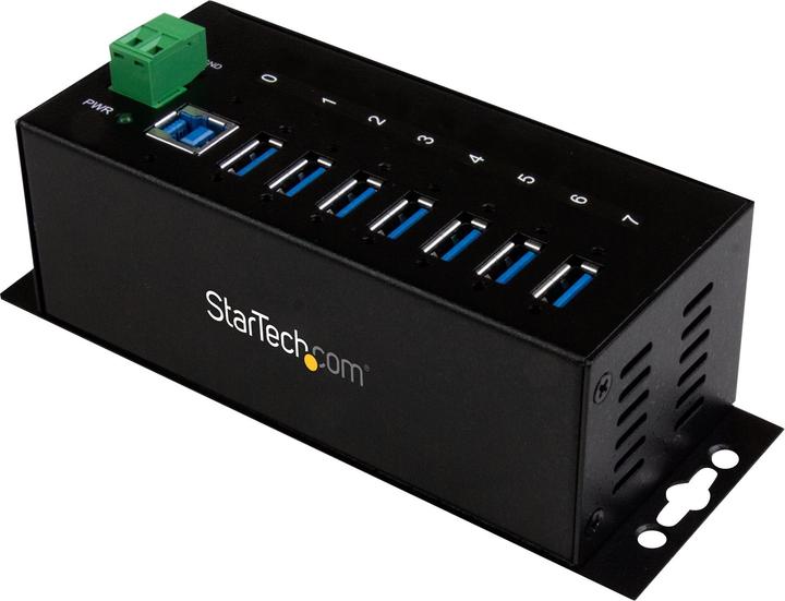 StarTech Industrial Railmount (USB-B, 7 Ports)