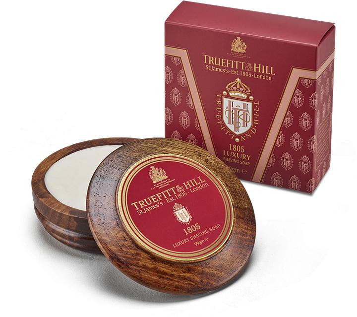 Actual product image Truefitt & Hill Shaving soap 1805 in a wooden jar (Shaving soap)