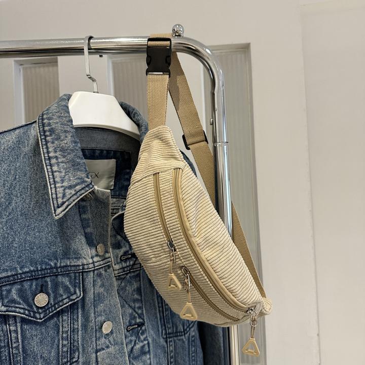 Produktbild Only-Bags.Store Schicke Cord-Crossbody-Slingtasche - vielseitig und bequem, perfekt zum Einkaufen, Spazierengehen