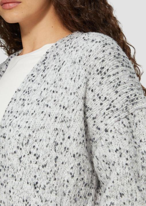 Immagine prodotto S.Oliver Strickjacke Melierter Cardigan mit weiten Ärmeln im Relaxed Fit (44)