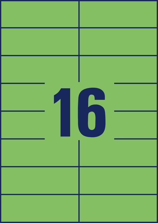 Actual product image Avery Farbige labels