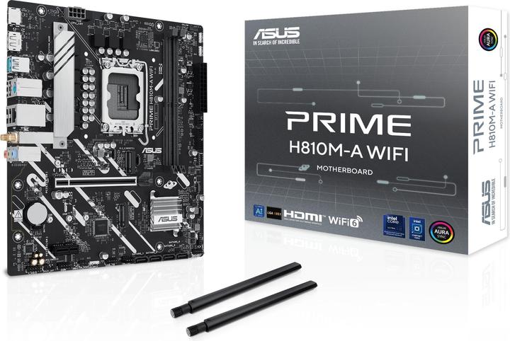 Produktbild ASUS PRIME H810M-A WIFI (LGA 1851, Intel H810, mATX)