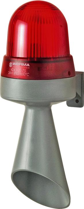 Actual product image Werma Flashing Horn WM Continuous 230VAC RD 425.120.68
