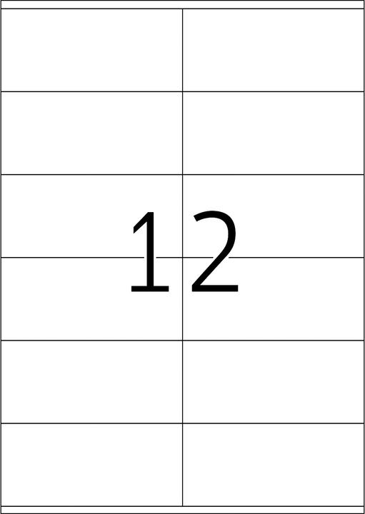 Actual product image HERMA Universal labels A4