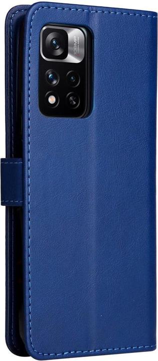Produktbild Cover-Discount Xiaomi Redmi Note 11 Pro+ - Leder Etui Hülle blau (Xiaomi Redmi Note 11 Pro)