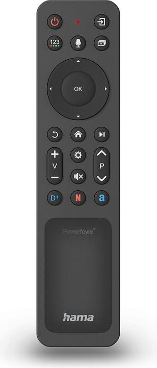 Hama Bluetooth®-Fernbedienung für Samsung Smart-TVs, Solar, Multi-View, Apps (Télécommande universelle, Bluetooth, Infrarouge)
