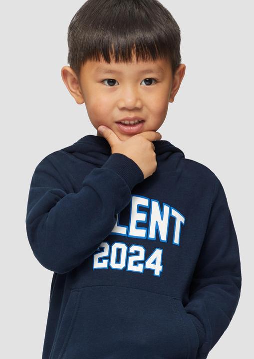 Immagine prodotto S.Oliver Sweatshirt Kapuzensweatshirt mit Garment Dye und Frontprint (116, 122)