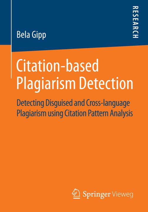 Produktbild Citation-based Plagiarism Detection (Englisch, Bela Gipp, 2014)