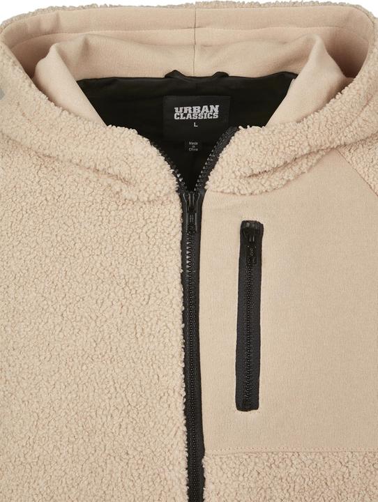 Actual product image Urban Classics Hooded Sherpa Zip Jacket (5XL)