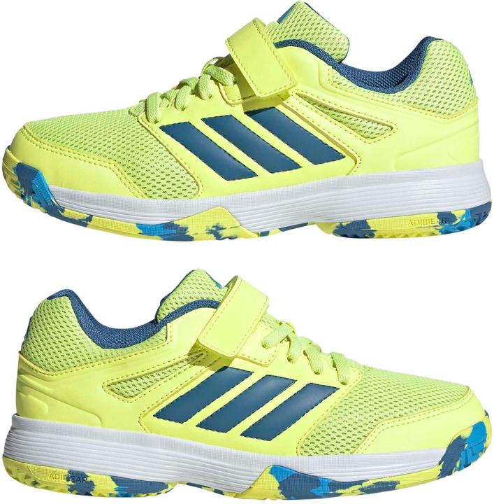 Produktbild Adidas Court Stabil Jr - hireye/rayblu/luor (32)