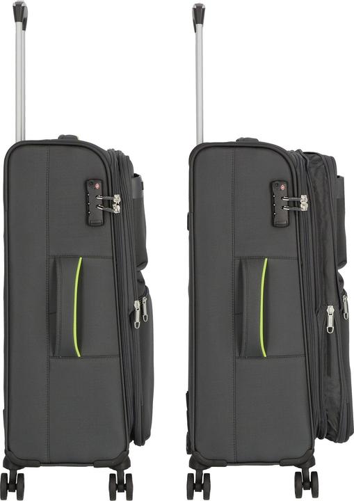 Produktbild D&N Travel Line 6704 4-Rollen Kofferset 3tlg. (208 l)