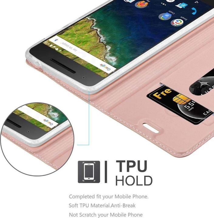 Actual product image Cadorabo Book Classy Style Cover (Google Nexus 6p)