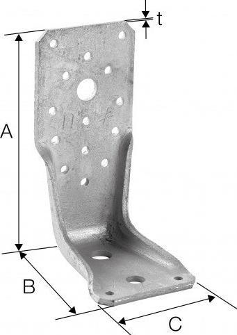 Produktbild Simpson Strong-Tie Simpson Winkelverbinder AKR 95x85x65x4 Langloch (Winkelverbinder)