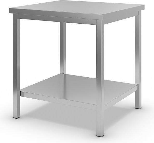 Actual product image eurokraft basic Chrome nickel steel workbench (80 cm, 75 cm)