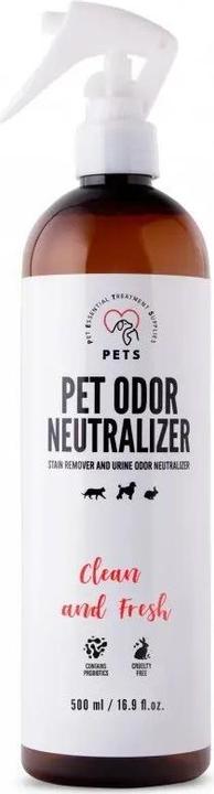 Pets PET Neutraliser zapachów Neutralizzatore di odori 500ml (Gatto, Cane, Roditori, 500 ml)