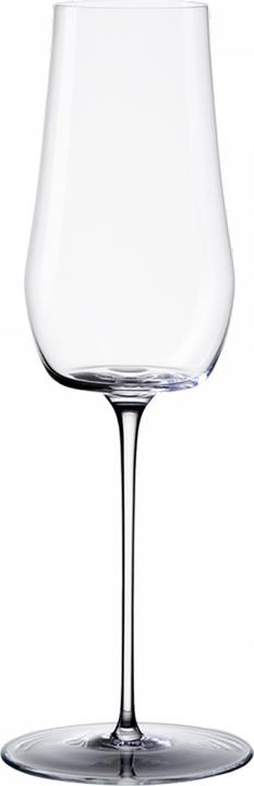 Produktbild Lunasol 220 ml Champagner Glas 2er Set Green Wave klar (22 cl, 2 Gläser, Sektgläser)