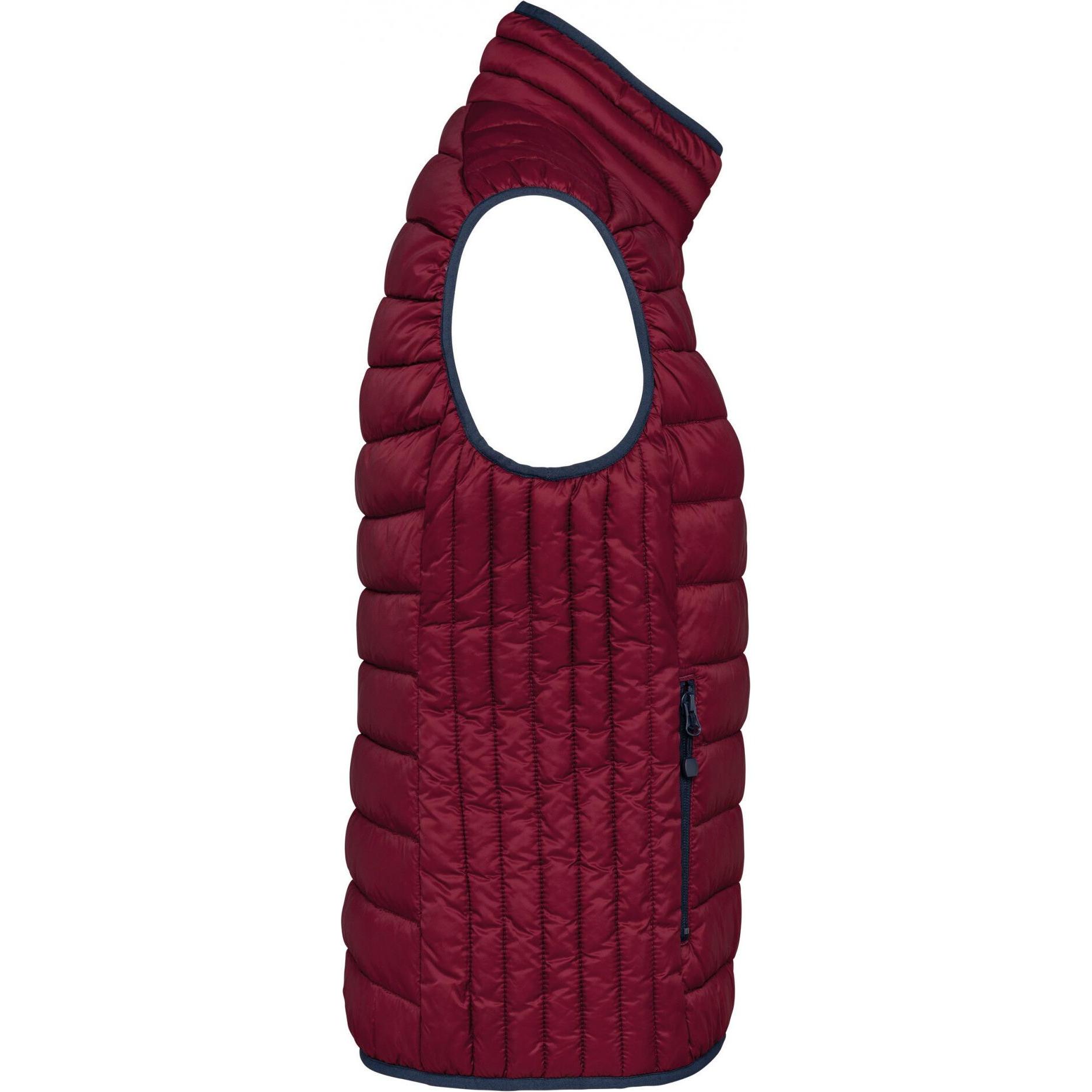 Kariban, Damen, Jacke, Leichte ärmellose Daunenjacke, Damen (L), Rot, L