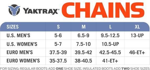 Produktbild Yaktrax Chains (M)