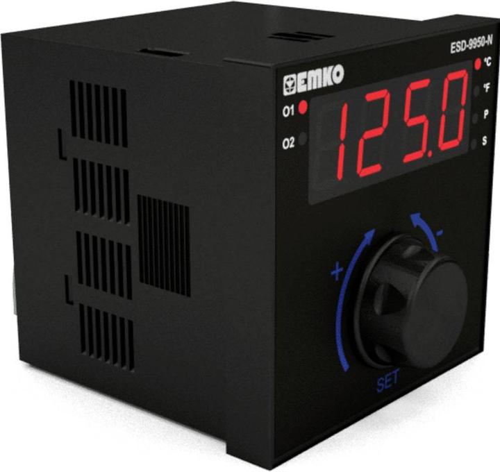 Productafbeelding Emko Temperatuurregelaar met roterende regeling 24VAC/DC sal-sensor ingang