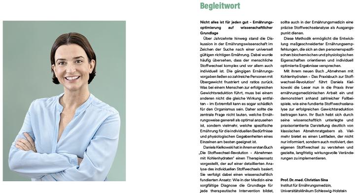 Produktbild Abnehmen mit Kohlenhydraten – Das Praxisbuch zur Stoffwechsel-Revolution (Deutsch, Bettina Matthaei, Daniela Kielkowski, Hubertus Schüler, 2024)