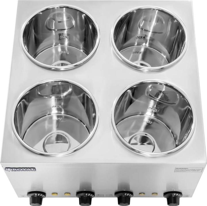 Actual product image Royal Catering Soup Dispenser - 4 pots - 2,75 litres - 600 W