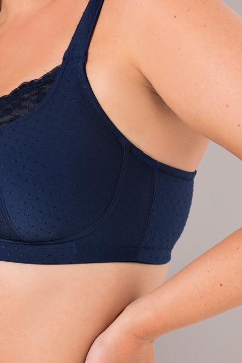 Produktbild Ulla Popken Komfort-BH, Spitze bügellos, Cup C -E (105 C)