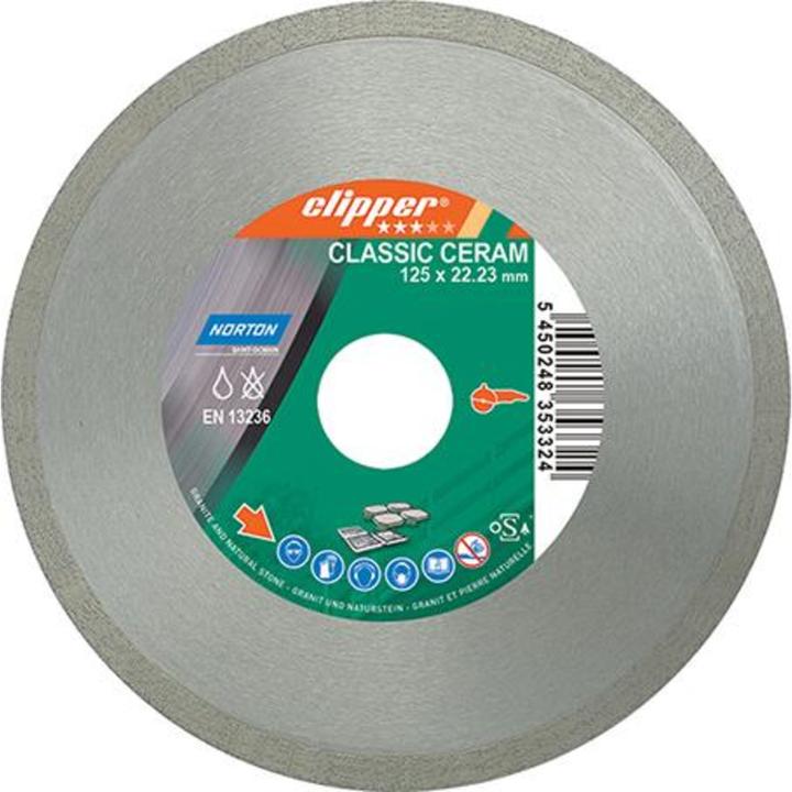 Produktbild Norton Clipper Diamantscheibe Classic Ceramic Ø 125x22,23 mm