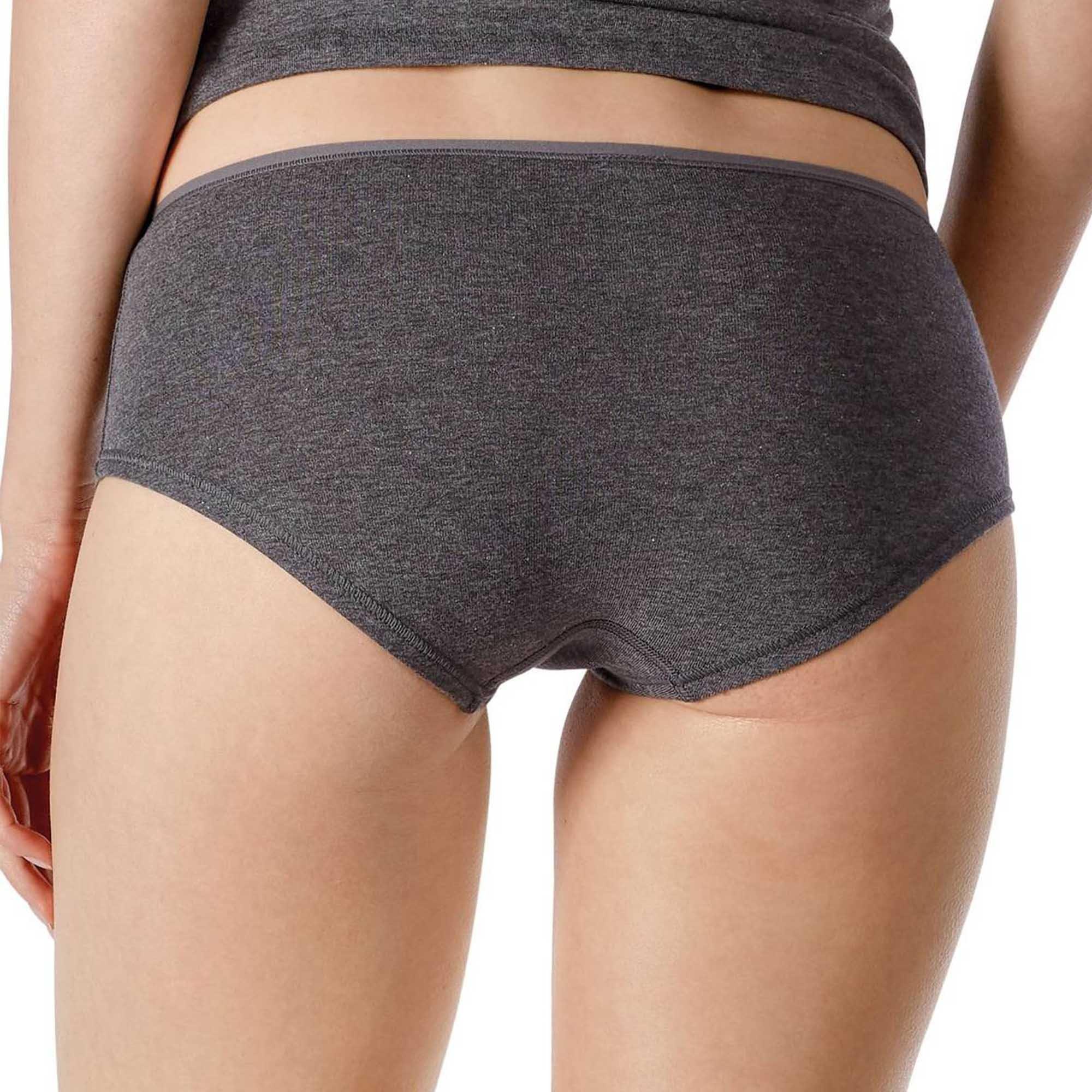 Thumbnail - Skiny, Damen, Unterhosen, Slip Casual Bequem sitzend, Grau, (M, 4er Pack)