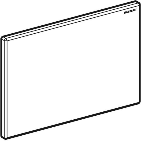 Produktbild Geberit Sigma Abdeckplatte (weiss-alpin)