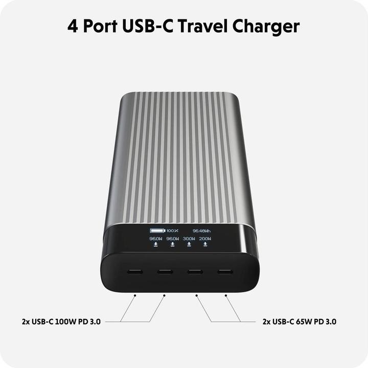 Actual product image HyperJuice Battery Pack (27000 mAh, 245 W, 99.90 Wh)