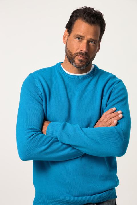 Actual product image JP1880 pullover, round neck, cotton, up to 8 XL (XXL)